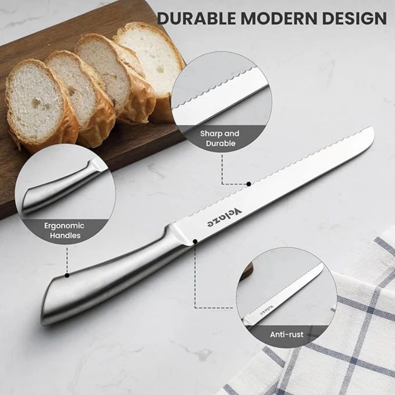 Set Cuchillo 🍴 🔪en acero inoxidable