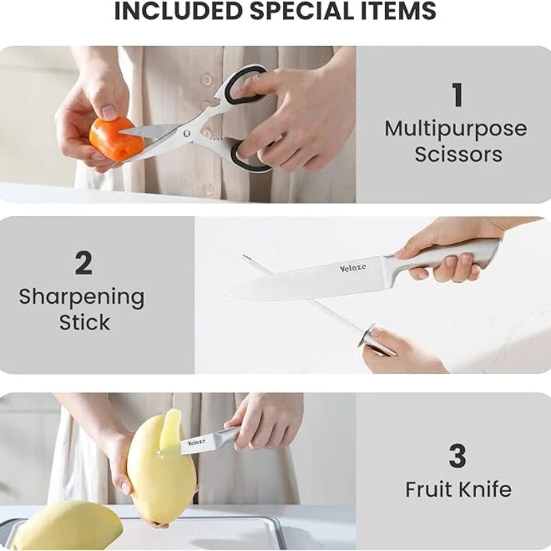 Set Cuchillo 🍴 🔪en acero inoxidable